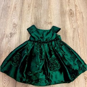 Jenny & Me 12 Month Girl Green Dress